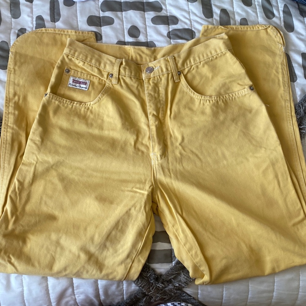 Mustard Yellow Mom Jeans